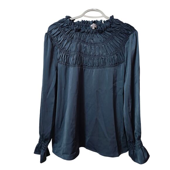 Taylor Tillman New York Jane Top in Teal Size Small - Picture 2 of 5